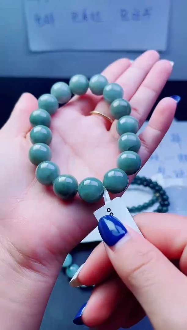 未镶嵌定制翡翠珠串