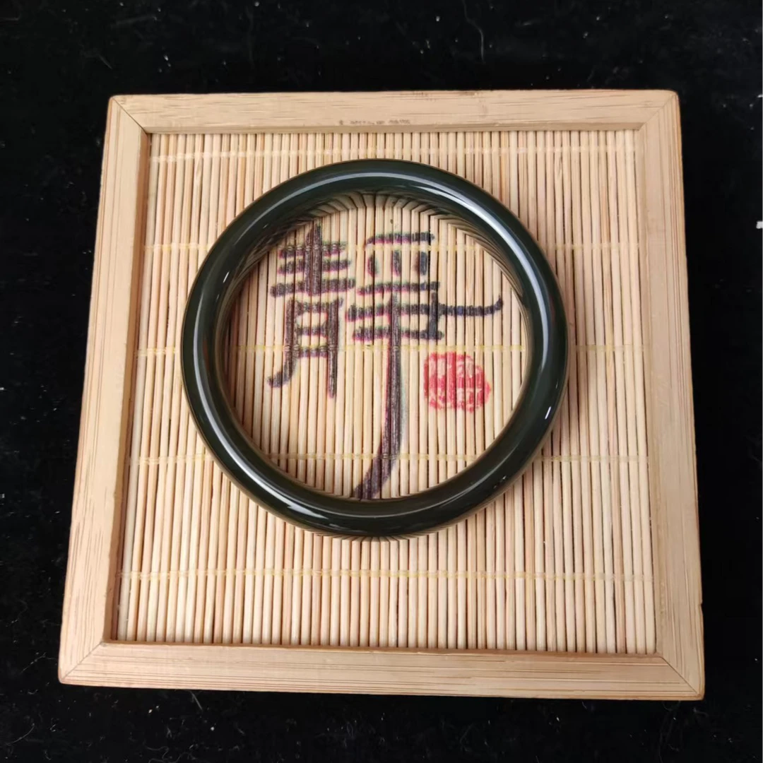 和田玉手镯（55+mm）0722