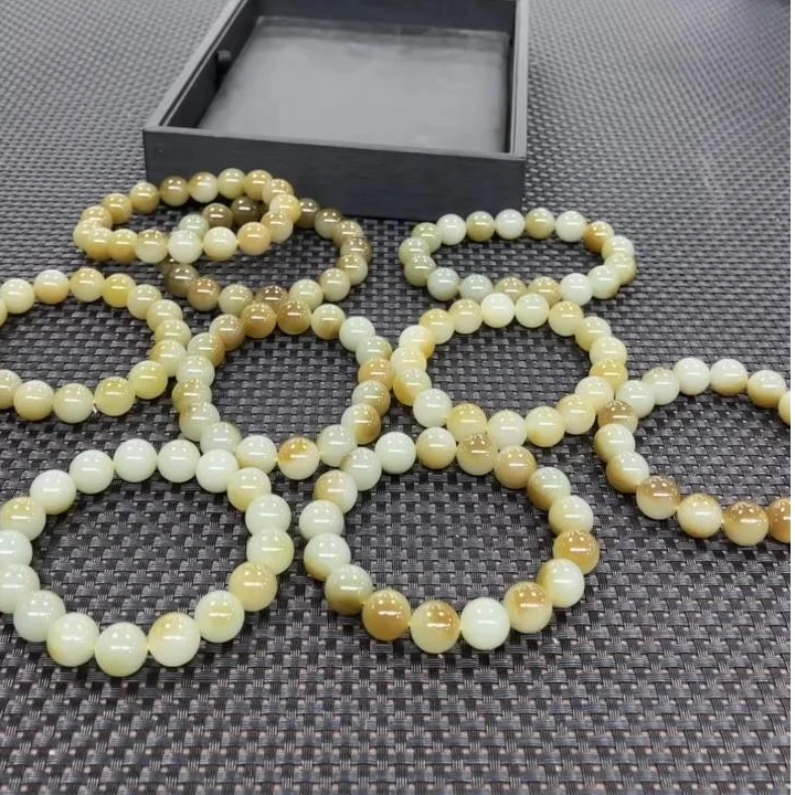 【老郑家】和田玉手串 约11mm+  多样性发一件