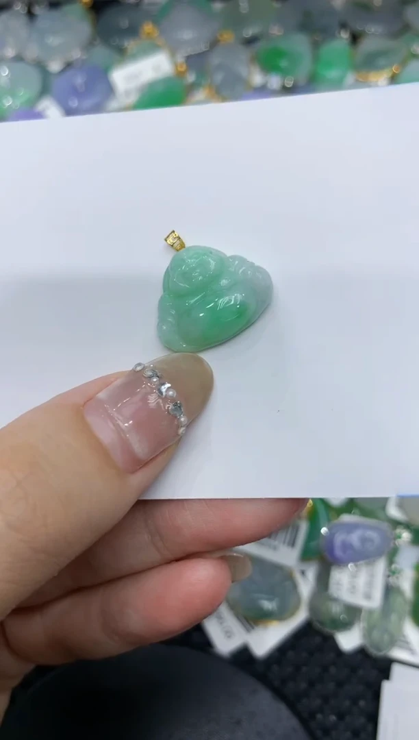 【闪购商品】翡翠颈饰18K金镶嵌222222222