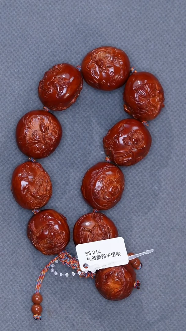 橄榄核手串远**明24莲花观音