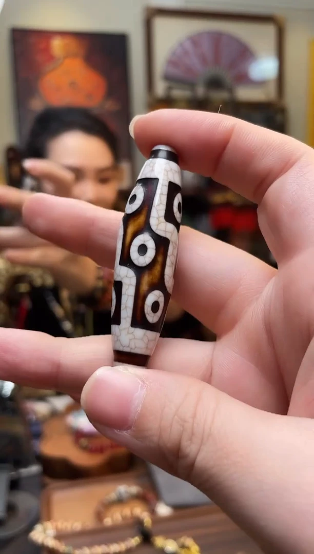 【闪购商品】0114-8龙纹珠折线九眼定制款