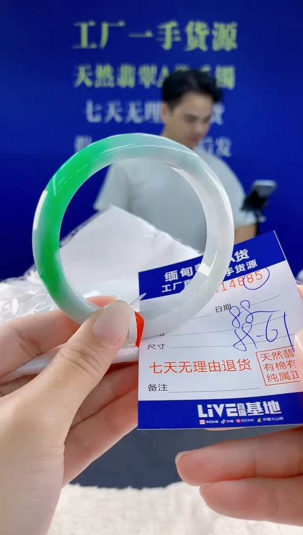 未镶嵌手镯翡翠85