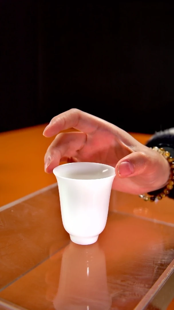 其他陶瓷《言泥陶瓷》冰种羊脂玉素烧系列 品茗杯