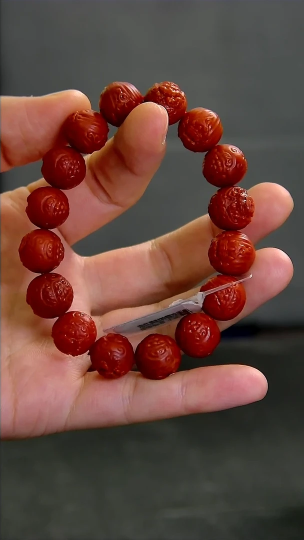 南红玛瑙手串未镶嵌019ZB0607产品一个