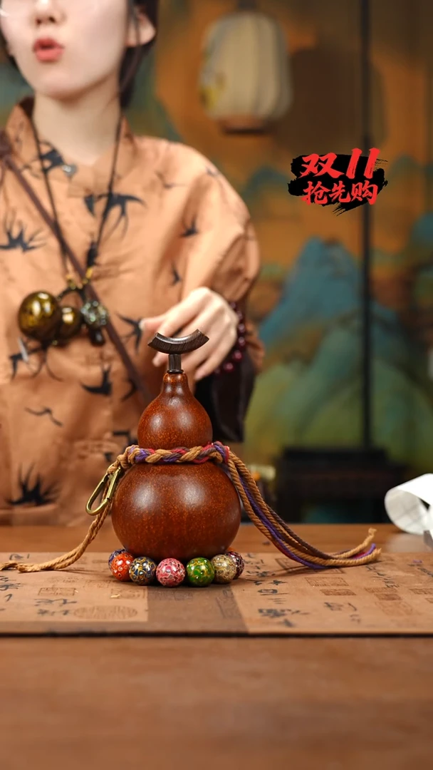 YP007大漆酒葫芦不包手串