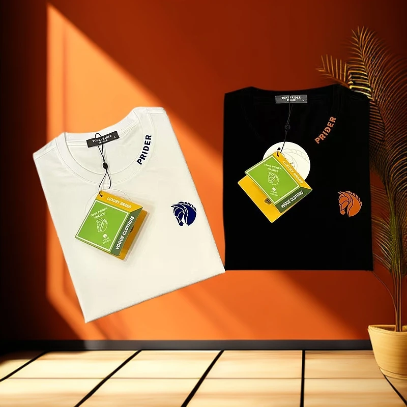 男士时尚圆领短袖9518