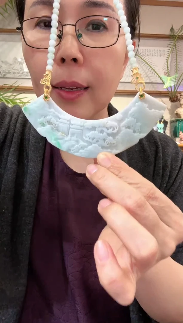 【闪购商品】翡翠颈饰未镶嵌国风