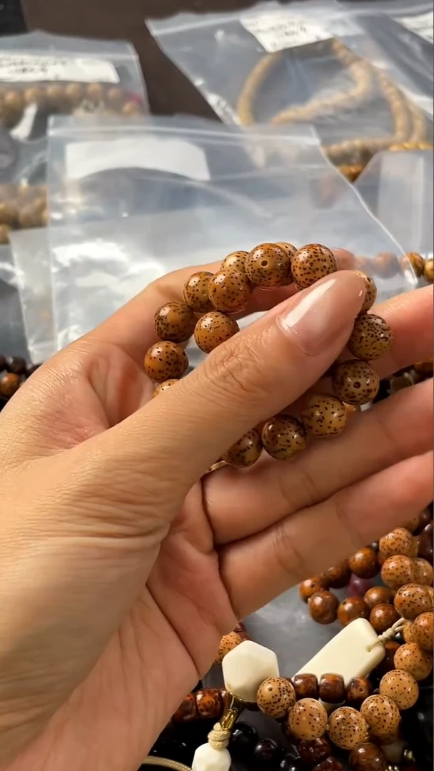 手串星月菩提精工级浅珀正圆10手串