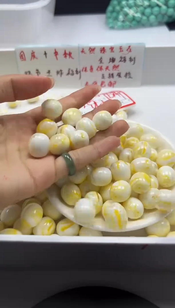蜜蜡颈饰未镶嵌w2393骨瓷白桶珠16*14mm*6颗