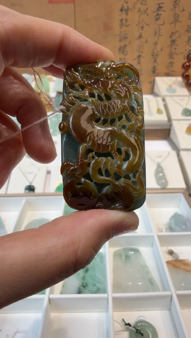 翡翠把件未镶嵌A货翡翠多样性孤品
