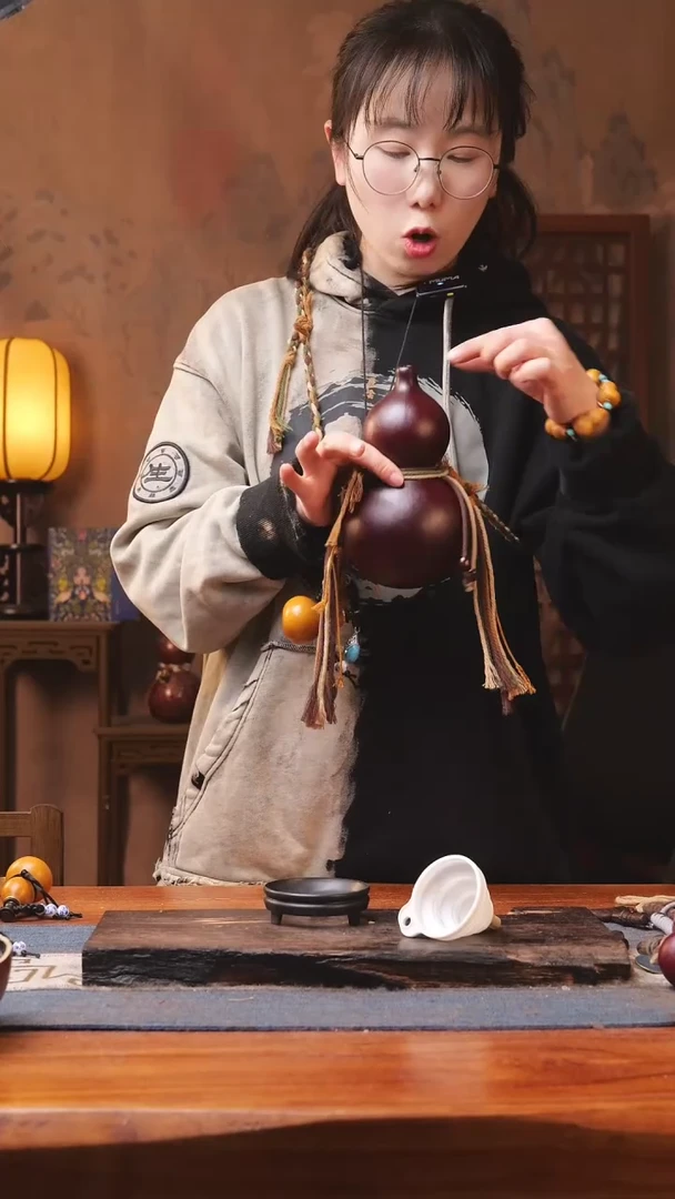 【闪购商品】83号精品大漆葫芦防腐防渗装水茶酒