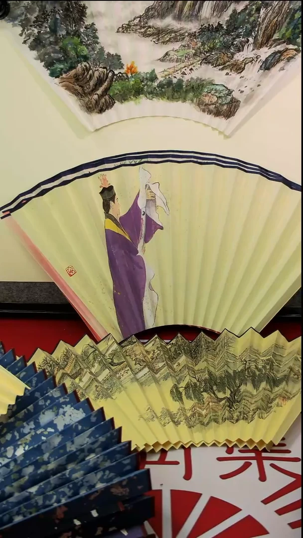 扇子手绘扇面  95  16 2.0