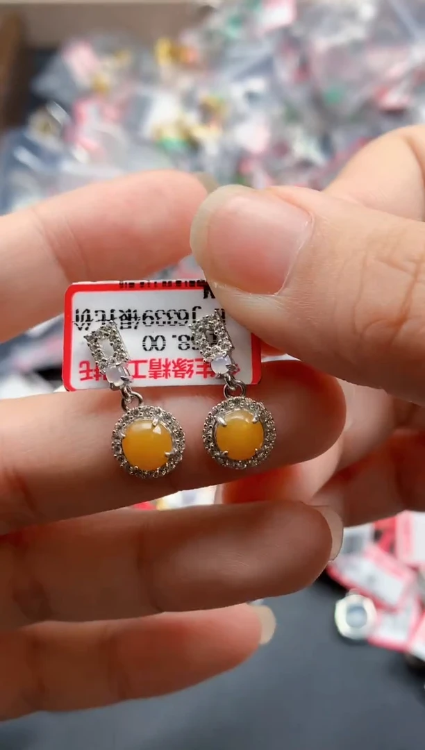 银S925镶嵌戒指翡翠天然A货缅甸翡翠