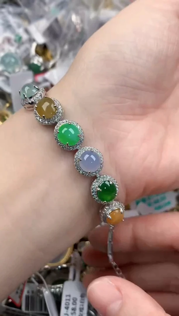 银S925镶嵌戒指翡翠3333----2