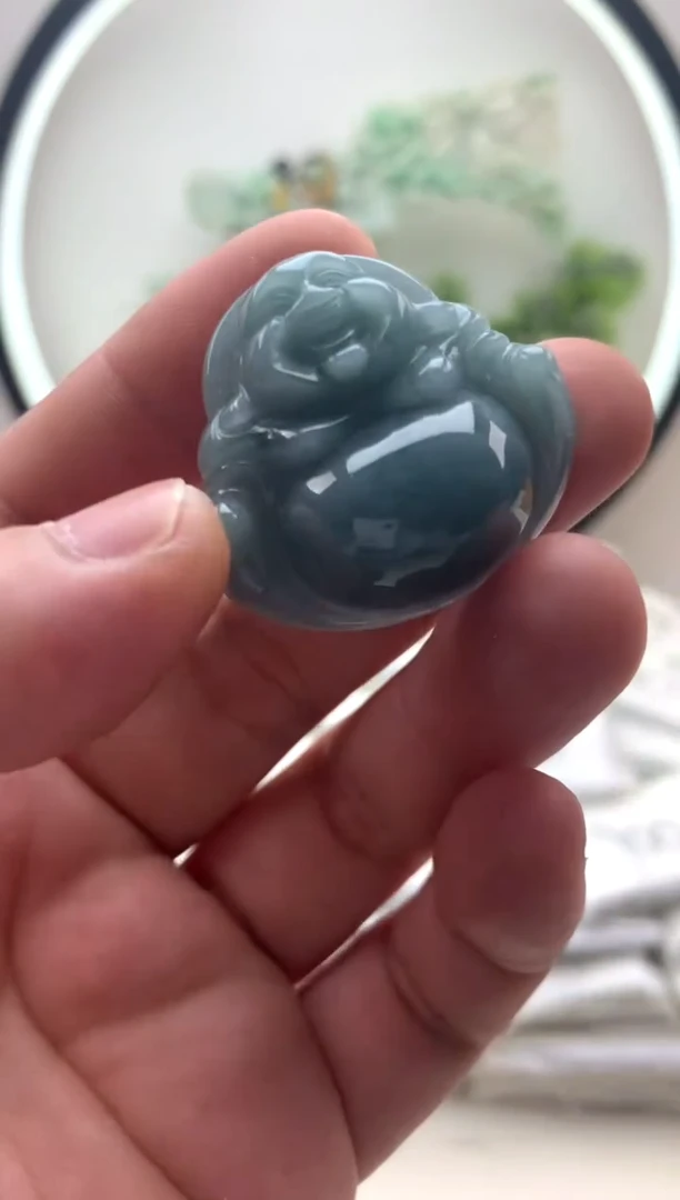 颈饰未镶嵌翡翠佛公