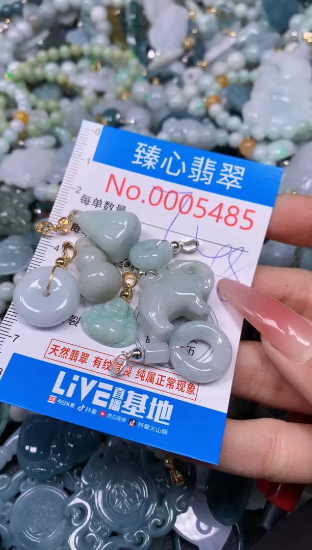 【闪购商品】翡翠颈饰未镶嵌含绳0005485