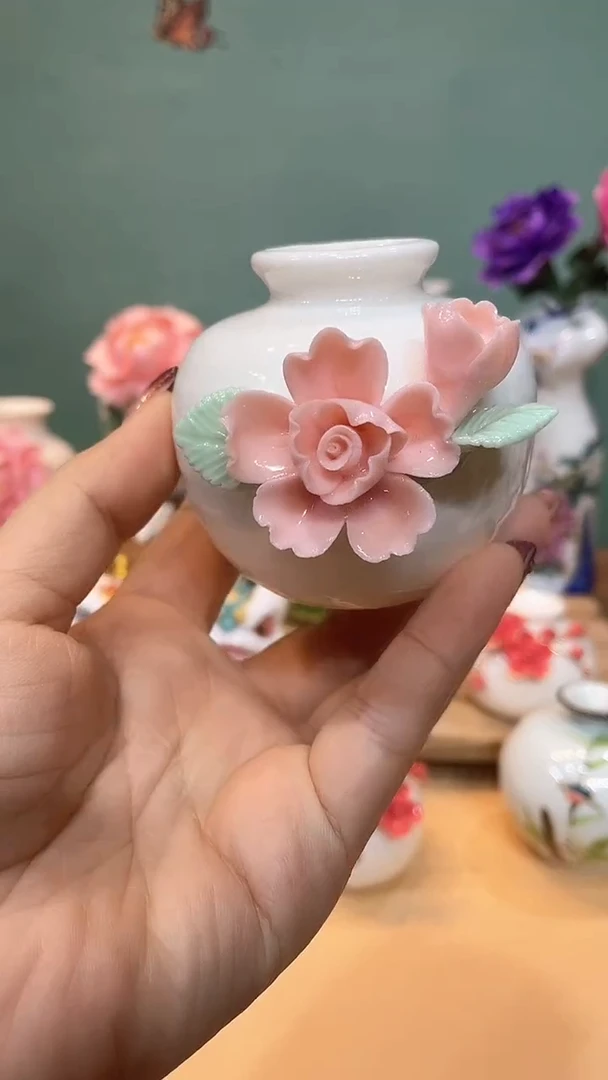 【闪购商品】瓶手工精致陶瓷摆件