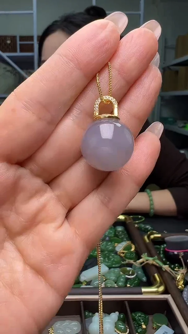 颈饰银S925镶嵌和田玉(多样性发货.发其一）10.31.14