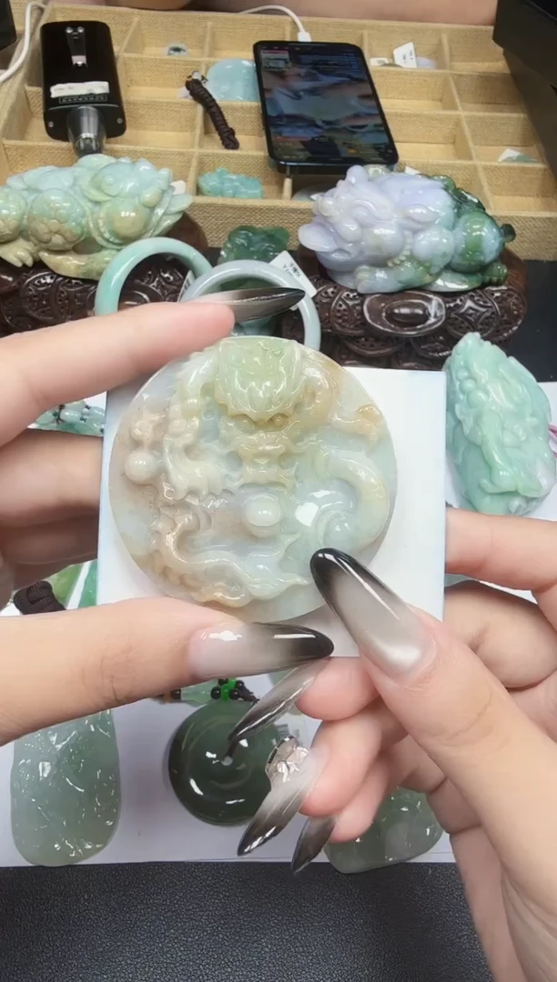 未镶嵌挂件翡翠天然缅甸A货翡翠