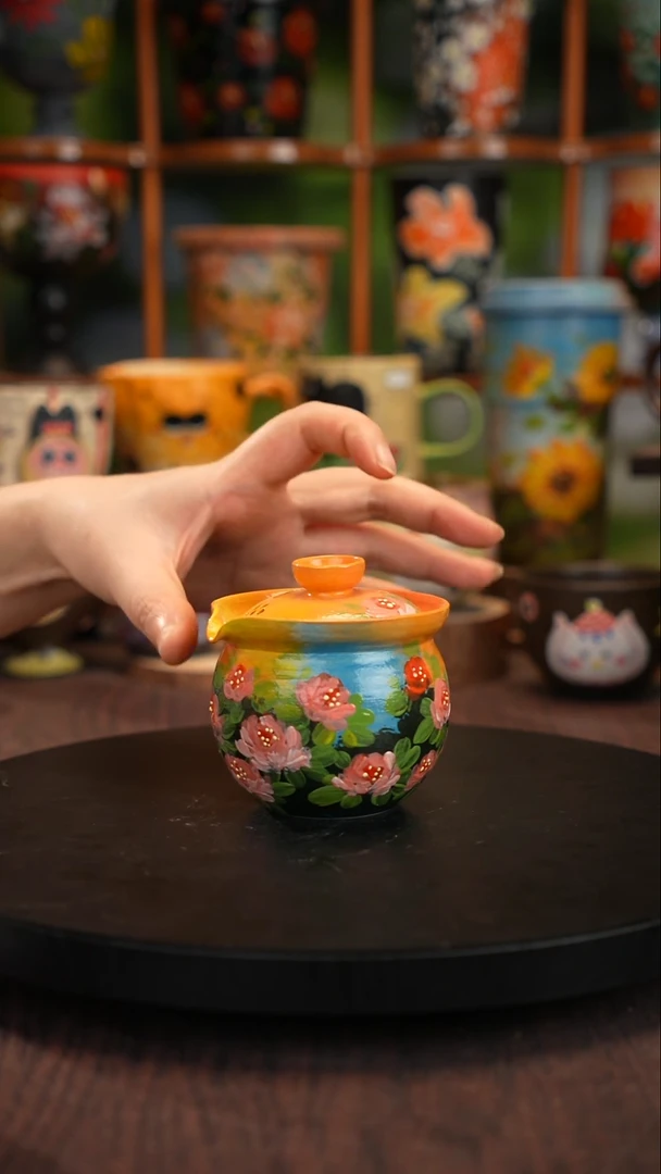 景德镇釉下彩手绘978