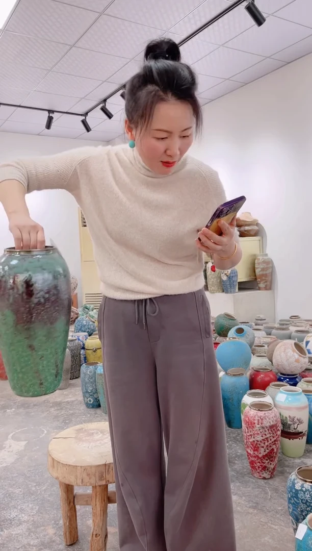 【闪购商品】瓶孤品 微瑕陶瓷花瓶 无花zd410