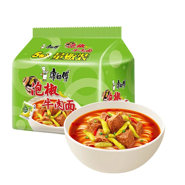 康师傅经典泡椒牛肉五包入 105g*5