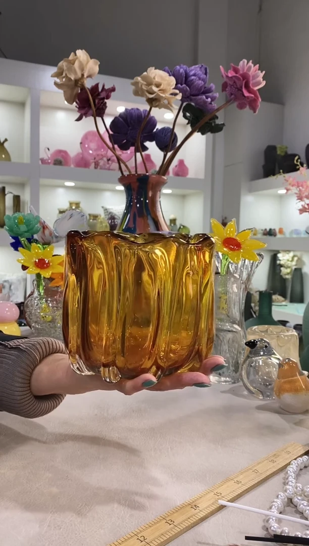 慕忆家手作琉璃花瓶