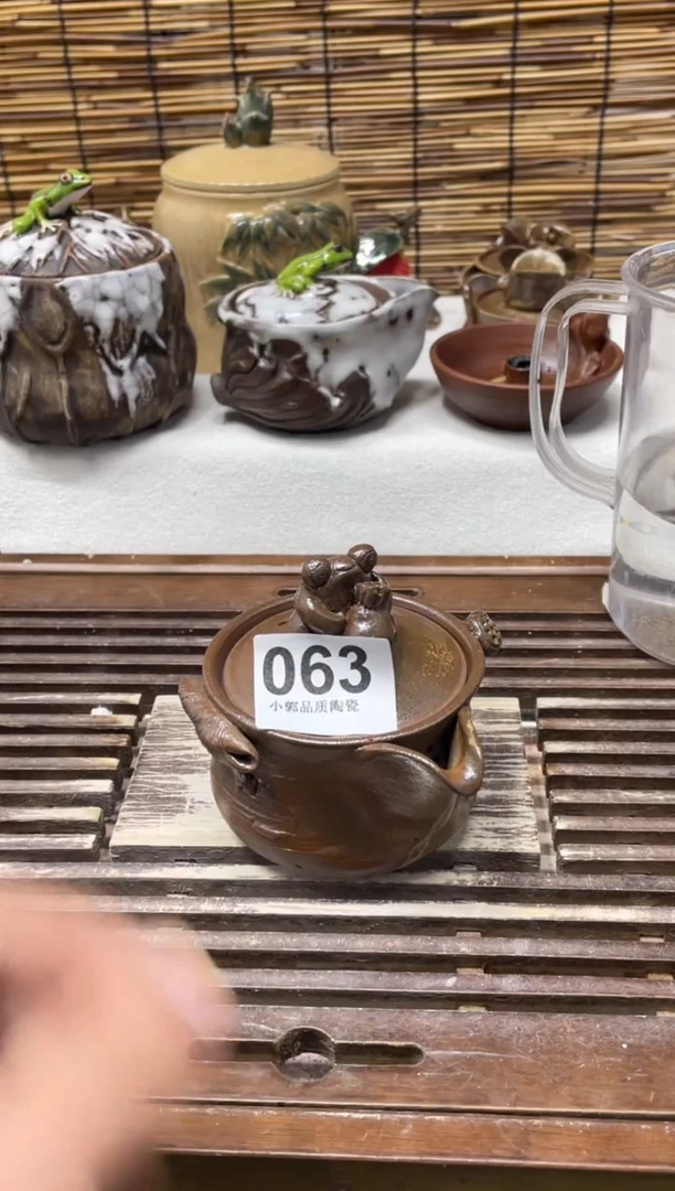 【闪购商品】杯063精美粗陶手工柴烧