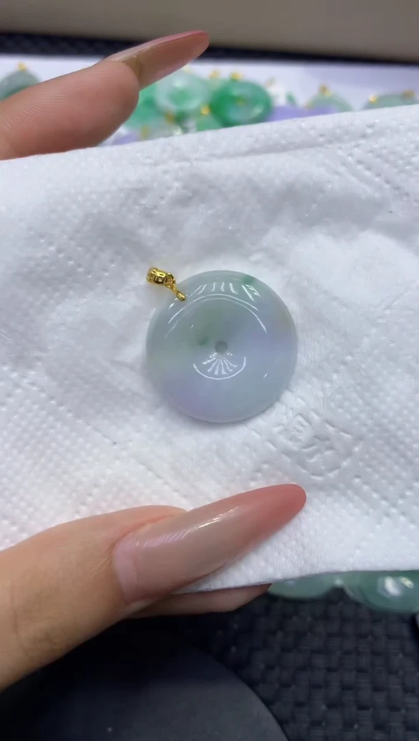 颈饰未镶嵌翡翠天然缅甸A货翡翠