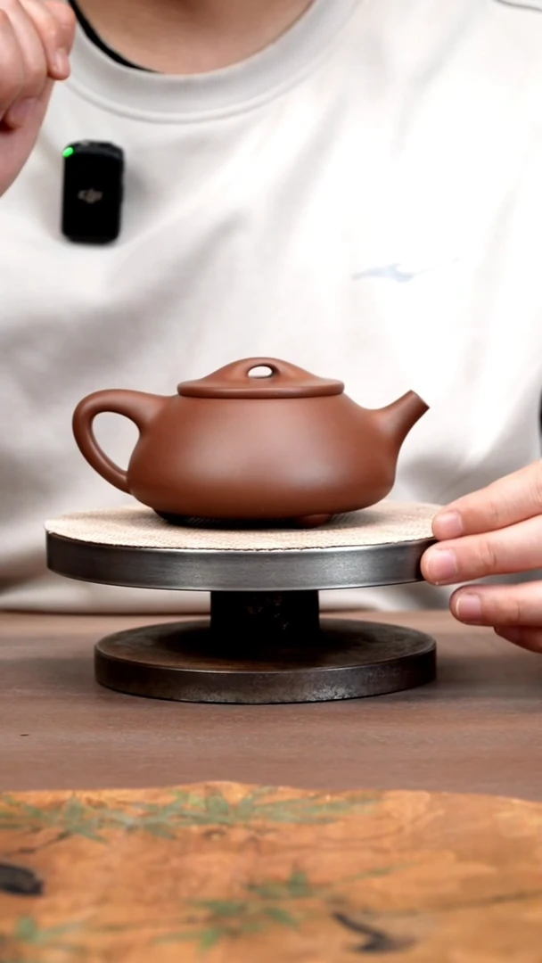 【闪购商品】紫砂茶壶底槽清石瓢唐