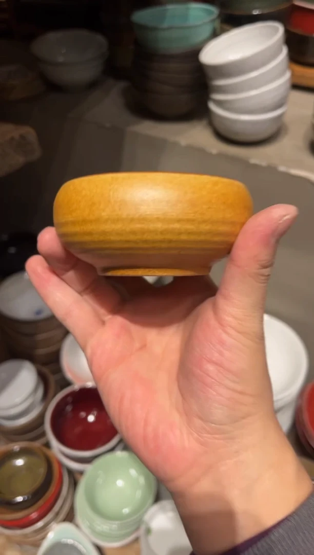 【闪购商品】瓷片410 酷金小钵味碟1个