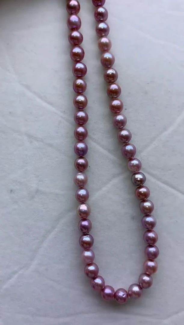 【闪购商品】淡水珍珠项链银S925镶嵌淡水珍珠项链