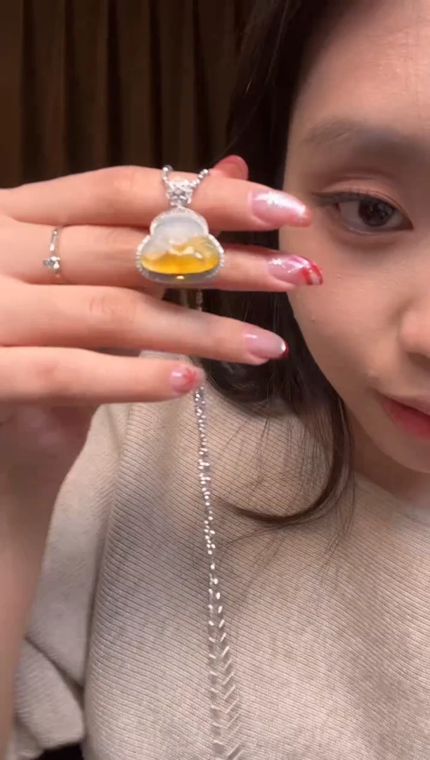 吊坠(不含链)18K金镶嵌翡翠 缅甸珠宝严选