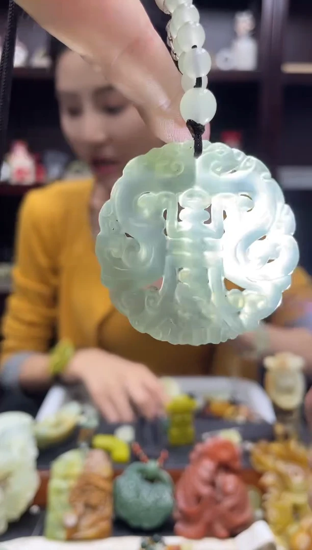 未镶嵌岫玉吊坠·多样性发*货拍一发一