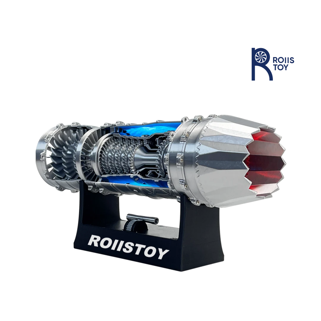 【科学礼品】歼35F35涡扇19战斗机飞机引擎模型航展定制圣诞礼物