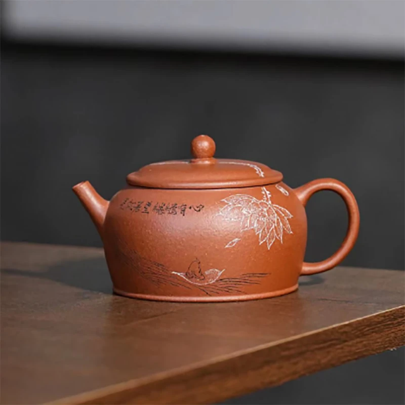 【墨舍陶瓷】 紫砂精工半手工壶精美 【得失重圆】140CC毫升左右