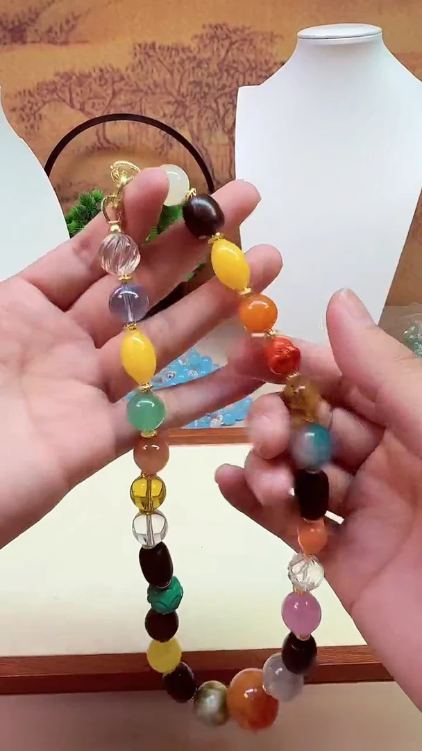 蜜蜡颈饰14K金镶嵌XXXXX