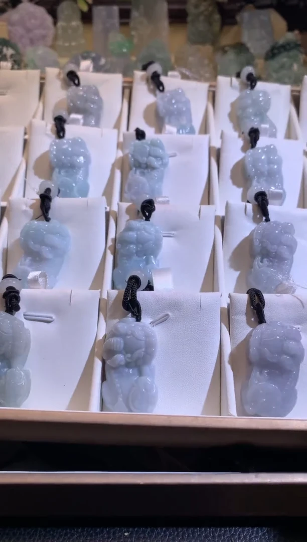 翡翠未镶嵌颈饰6/25/062多样性发其一