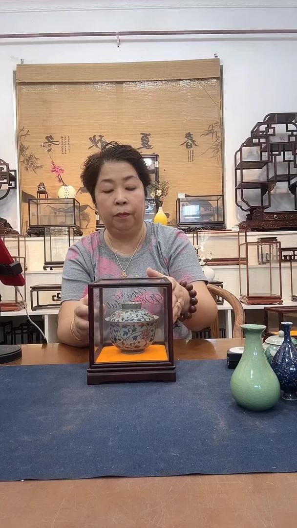 红酸枝木类玻璃罩584