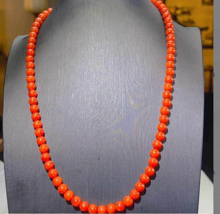 翡翠A货时尚气质百搭轻奢满红珠链L-@@QJSXGS00008