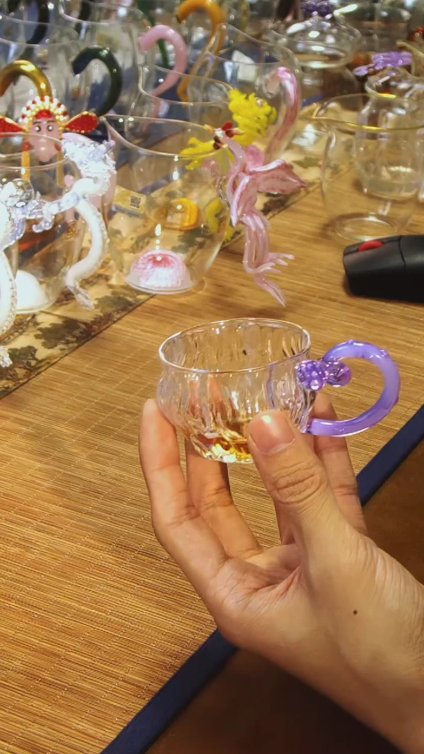 【闪购商品】藕节小杯紫色晶焱金标