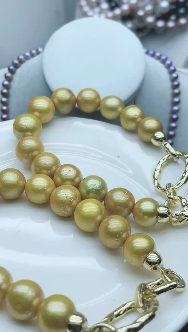 【闪购商品】淡水珍珠颈饰钛钢11