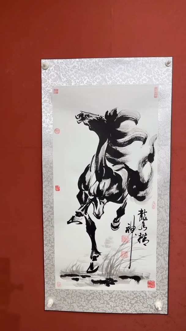 国画老师现场创作  17