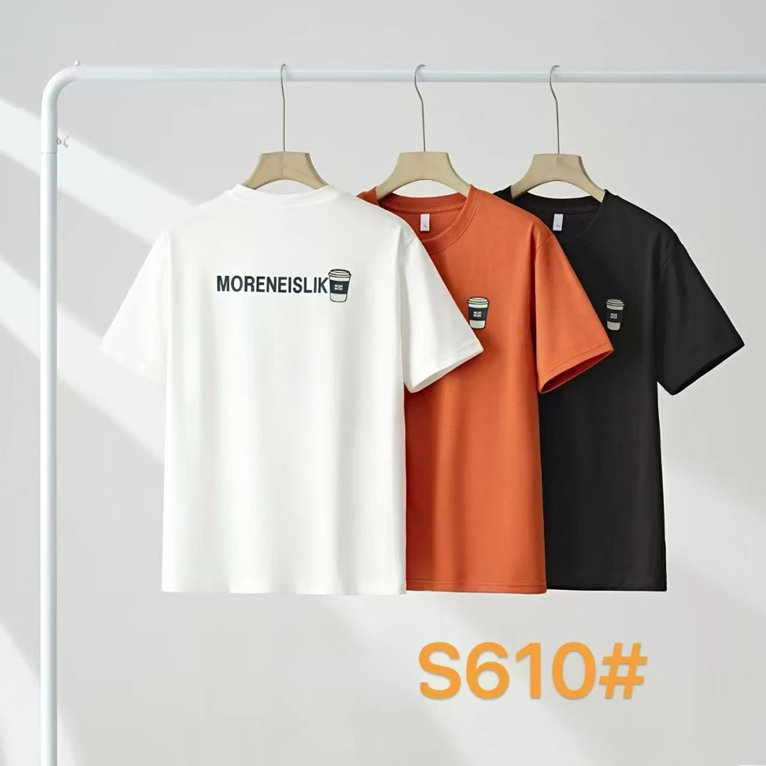 S610 春夏季新款男士休闲百搭T恤 F84