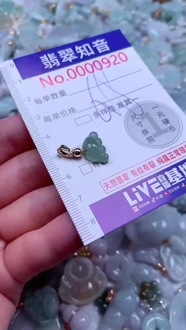 吊坠(不含链)未镶嵌翡翠920