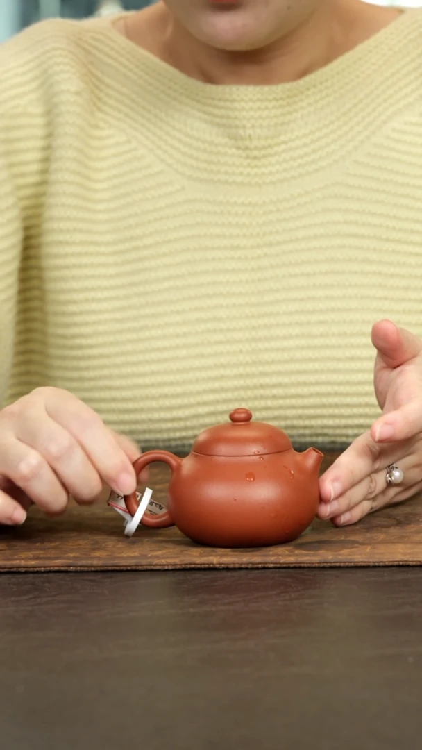 茶壶紫砂文旦小红泥120cc