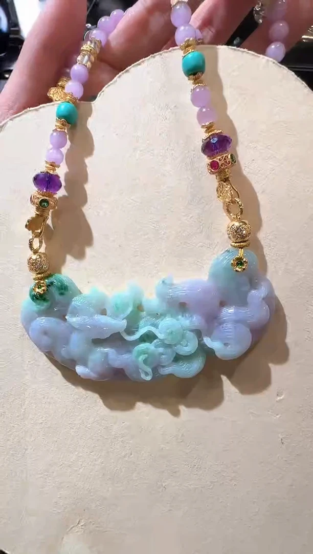 【闪购商品】翡翠颈饰未镶嵌国风