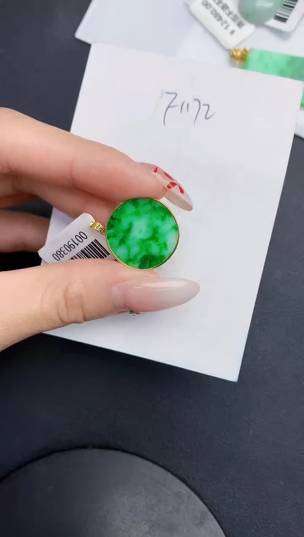 【闪购商品】翡翠颈饰18K金镶嵌000000000000