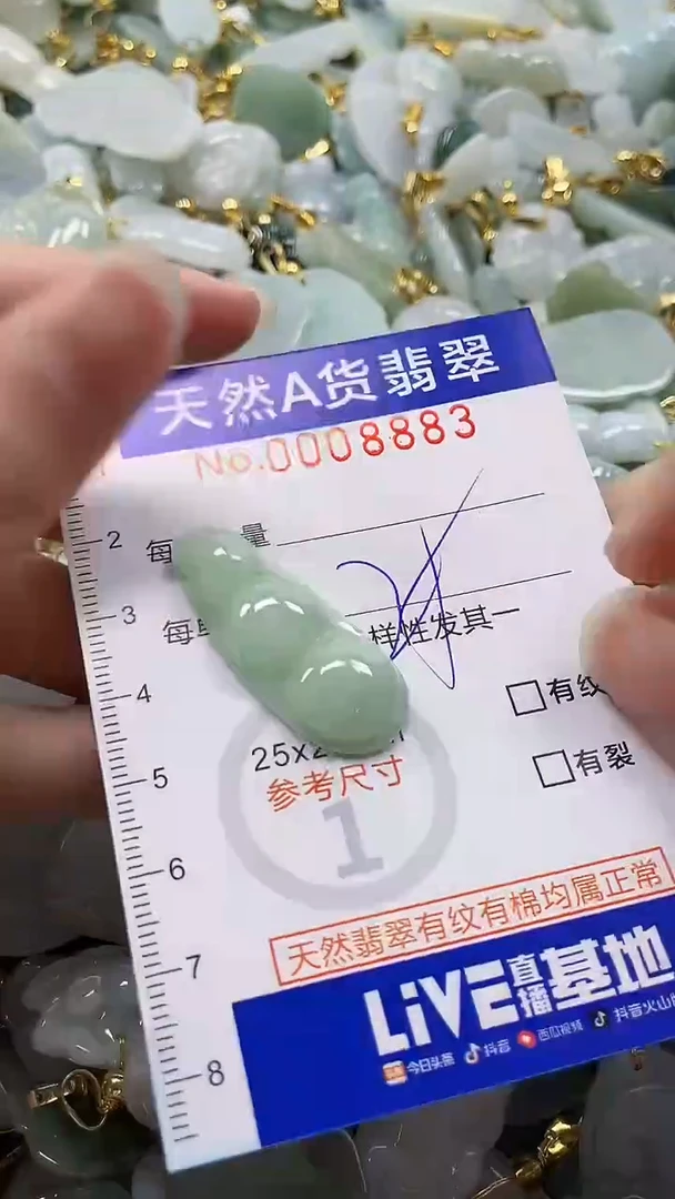 颈饰未镶嵌翡翠纯天然a货翡翠